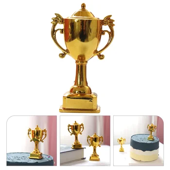 Miniatura Do Troféu De Ornamento Crianças De Festas Decoração Do Bolo De Prêmios, Troféus Esportivos Decorações