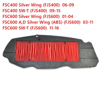 Moto Filtro de Ar de Admissão Limpador de Para Honda FSC400 FJS400 2006-2015 FSC600 FJS600 2001-2016 Prata Asa SW-T FSC400 FSC600
