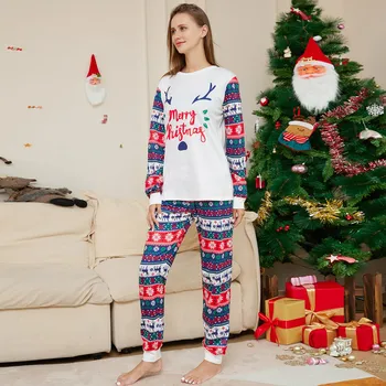 Mulheres de Natal, de Páscoa, de Pijama para a Família de Correspondência de Natal Pijama para Família de 4 pessoas, o Natal Shorts de Pijama para a Família