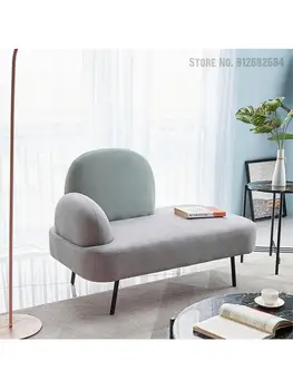 Nordic tecido de sofá apartamento sala de estar moderna assento duplo líquido vermelho ins estilo de loja de roupas criativas cacto sofá