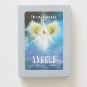 novas cartas de Tarô oráculos baralho misterioso adivinhação Anjos de Luz oráculos cartões para mulheres meninas cartões de jogo de jogo de tabuleiro
