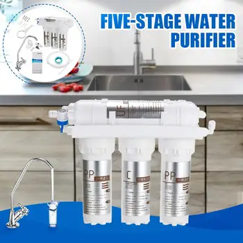 Novo 3+2 De Ultrafiltração De Água Potável, Sistema De Filtro De Cozinha Em Casa Purificador De Água Com Torneira De Água Da Torneira, Filtro De Cartucho De Kits
