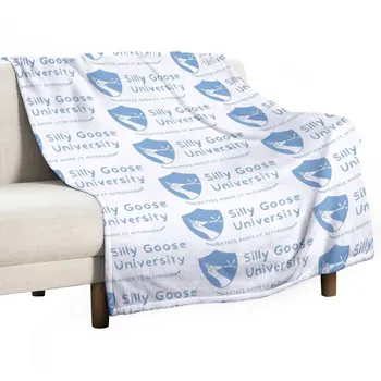 Novo Bobo Ganso Universidade (Pedra Azul) Lance Cobertor, Manta Para Sofá-Cama Macia Cobertores Marca De Luxo Cobertor Cobertor Fino