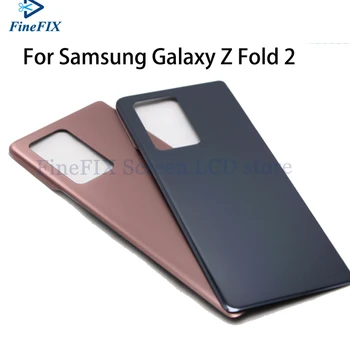 Novo de Alta Qualidade do Vidro Traseiro Para Samsung Galaxy Z Dobre 2 5G Z Fold2 F916 de Habitação de Vidro Traseira Tampa de Bateria de Substituição de Parte