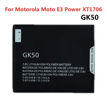 Novo de Alta Qualidade GK50 3500mAh Bateria Para Motorola Moto E3 Power XT1706 GK50 de Telefone Celular Recarregável Li-ion Bateria Batteria