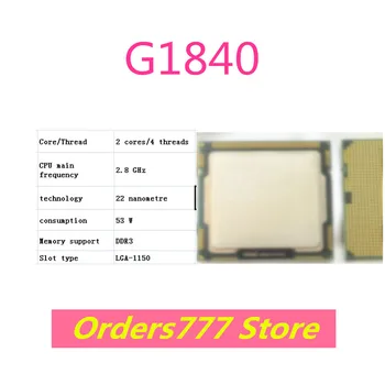 Novo original importado G1840 1840 CPU Dual Core de Quatro Thread 1155 2.8 GHz 53W 22nm DDR3 DDR4 garantia de qualidade