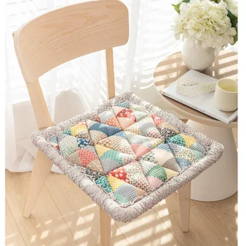 O coreano Floral Estilo Pastoral Almofadas de Têxteis para o Lar antiderrapante Almofadas do Sofá Alunos Coxins da Cadeira de Decoração de Casa Lavável a Máquina