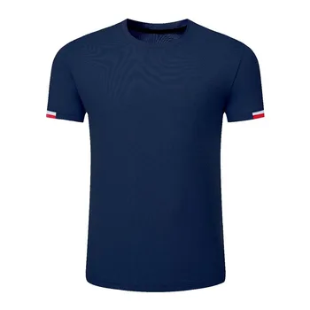 O decote Manga Curta Lazer Desporto T-shirts 2023 Novo na Seca Rápido de Futebol masculino da Camisa Dry fit Masculino da Equipe de Futebol Jersey Uniformes