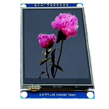 O Envio gratuito de 2,8 polegadas AZUL TFT LCD Módulo de 320240 LED 4 ILI9341 Fábrica corpus Estoque