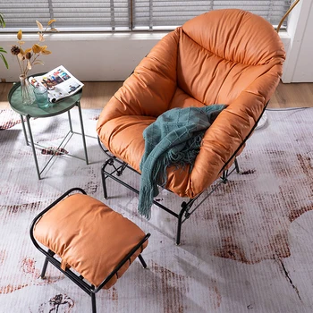 O Nordic light luxo de balanço cadeira lounge moderno preguiçoso lazer tecnologia pano sala de estar, varanda quarto sofá cadeira