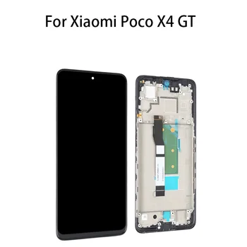 Original (IPS) Tela LCD Touch screen Digitalizador Assembly (Com Moldura) Para Xiaomi Poco X4 GT