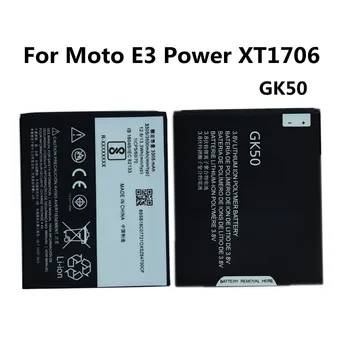 Para Motorola Moto E3 Power XT1706 GK50 E3 Power XT1706 GK50 Telefone Inteligente Móvel Bateria de Substituição de Baterias Batteria 3500mAh