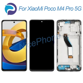 Para XiaoMi Poco M5 Tela LCD + Touch Digitalizador de Exibição 2408*1080 22071219CG Poco M5 Display LCD de Tela