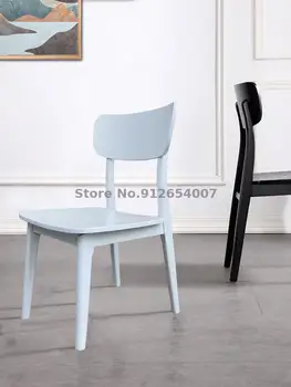 Personalizado Nórdicos High-end de Madeira maciça de Jantar Cadeira de Encosto de Cadeira de Luz Casa de Luxo Moderno e Minimalista Fezes Mesa Com italiano