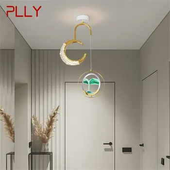 PLLY Contemporânea Pingente de Ouro Luzes LED Criativo Ampulheta Hanging Lamp para a Home do Corredor de Decoração, Luminárias
