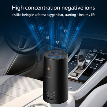 Portátil Mini Purificador de Ar Para Carro USB Filtros HEPA purificador de Ar do ambiente de Trabalho em Casa a Aromaterapia Tablets para o Home Office Carro