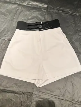 Primavera/verão 2023 coleção cinto de cintura alta, shorts de 0718