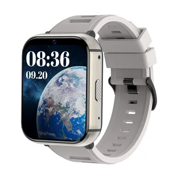 Q668 Tela Cheia Esporte 4g Smart Watch 2023 Caso de Telefone Preto de Fitness Relógio de Música do Android Com Câmera de Rádio de Metal do OEM IPS
