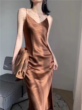 QR8006 de Alta qualidade Nova Moda das Mulheres de 2023 senhora do Vestido de Luxo, de marcas famosas Europeu de Design de festa vestido de estilo