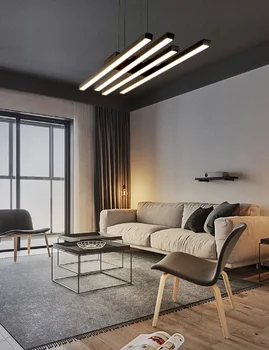 Sala de estar lustre moderno e minimalista atmosfera minimalista luz de luxo lâmpada principais Nórdicos pacote de iluminação luz de sala de estar