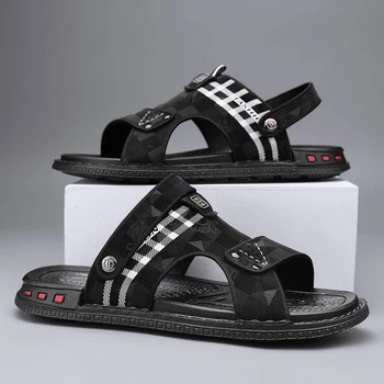 Sandálias para os Homens da Nova Tendência Flip-Flops para o Verão de Praia Casual Sapatos para Homens Exterior Praia, masculina Casual Sapatos Zapatos De Hombre