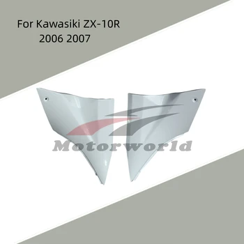 Sem pintura do Tanque de Combustível Lado Esquerdo e Direito da Placa ABS, Injeção Carenagem de Moto Acessórios Para Kawasiki ZX-10R 2006 2007
