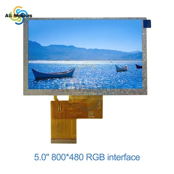 Smart Tela LCD 5em de Exibição de Tela 800x480 de Resolução de IPS Full Ângulo de Visão com RGB Interface para Aparelhos de uso Doméstico