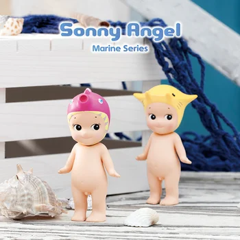 Sonny Angel Marine Série de Caixa de estore Ação Kawaii Anime de Mistério Figura Brinquedos e Hobbies Caixas Supresas Acho que o Saco de Presentes para as Crianças