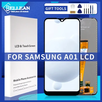 Testado 5.7 Polegadas A01 Display Para Samsung Galaxy A015 de LCD Touch Screen Digitalizador AA015F A015G A015DS Assembleia