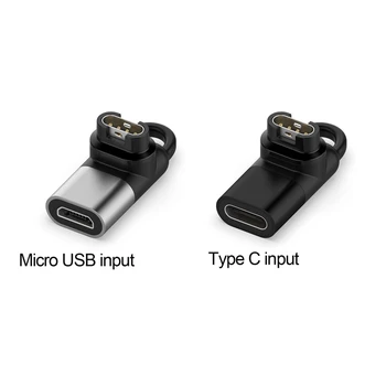 Tipo-C/Micro USB para 4pin Carga do Conversor para fenix 5/5/5/6