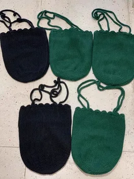 Todas as mulheres-jogo Mori Kei Boho Crochet Vintage Bolsas