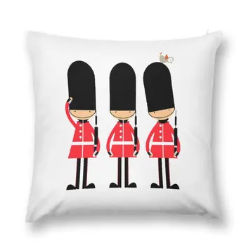 Vintage Engraçado Londres Rainha Guarda Reino Unido Jogar Travesseiro Almofada Personalizada Com Foto Elástico Capa Para Sofá De Luxo Almofadas Do Sofá