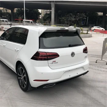 Volkswagen GOLF 7 MK7 Spoiler 2014-2018 mk7.5 de golfe -G ti gtd R do Material do ABS do Carro Asa Traseira Primer Cor Spoiler Traseiro