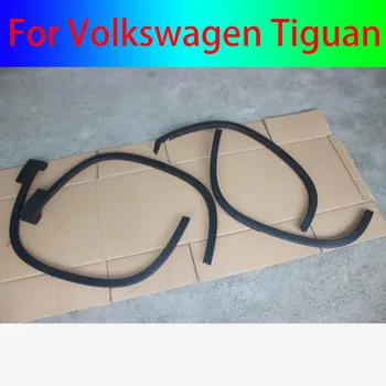 Volkswagen Tiguan 2011-2013 2014 2015 2016 Roda de Carro Fender chamas Roda de Extensão de Arcos de Roda acabamento em Plástico de Acessórios para carros