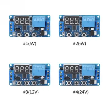 YYC-2 Display LED Temporizador Ajustável do Relé de Controle de Automação Módulo Switch 5/6/12/24V